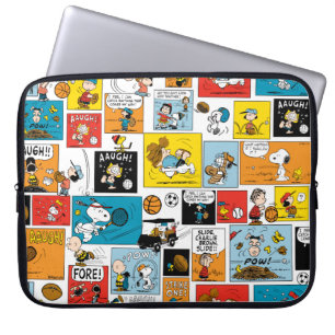 Peanuts Sportmuster Laptopschutzhülle