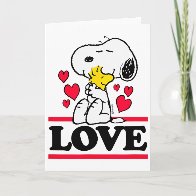 Peanuts - Valentines - &amp; Love  Karte (Vorderseite)