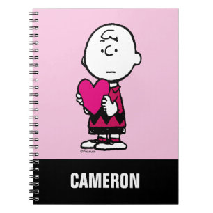 Peanuts   Valentine's Day   Heart Charlie Brown Notizblock