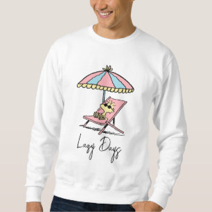 PEANUTS   Waldbestand Entspannen am Strand Sweatshirt