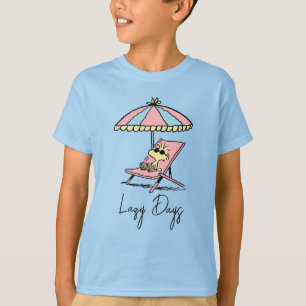 PEANUTS Waldbestand Entspannen am Strand T-Shirt