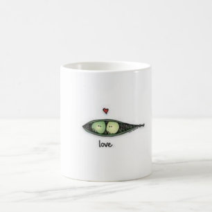 Peapod Liebe Kaffeetasse
