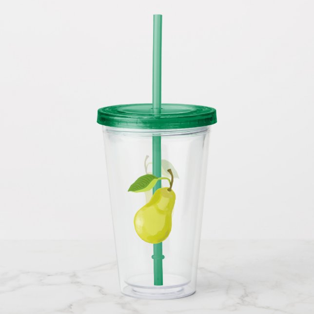 Pear Acryltrinkbecher (Vorderseite)
