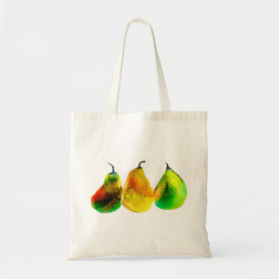 Pear art mignon aquarelle fruit sac fourre-tout