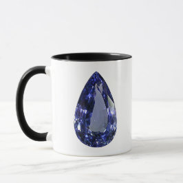 Pear-cut Saphire Tasse