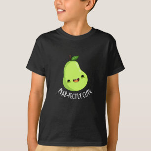 Pear-fein Niedliches Fruchtpear Dark BG T-Shirt
