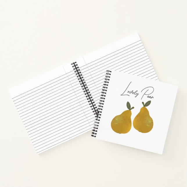 Pear Fruit Illustration  Notizbuch (Innenseite)