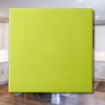 Pear Green Solid Color | Classic | elegant Fliese<br><div class="desc">Pear Green Solid Color | Classic | elegant | Trendy | Stilvoll | Geschenk</div>