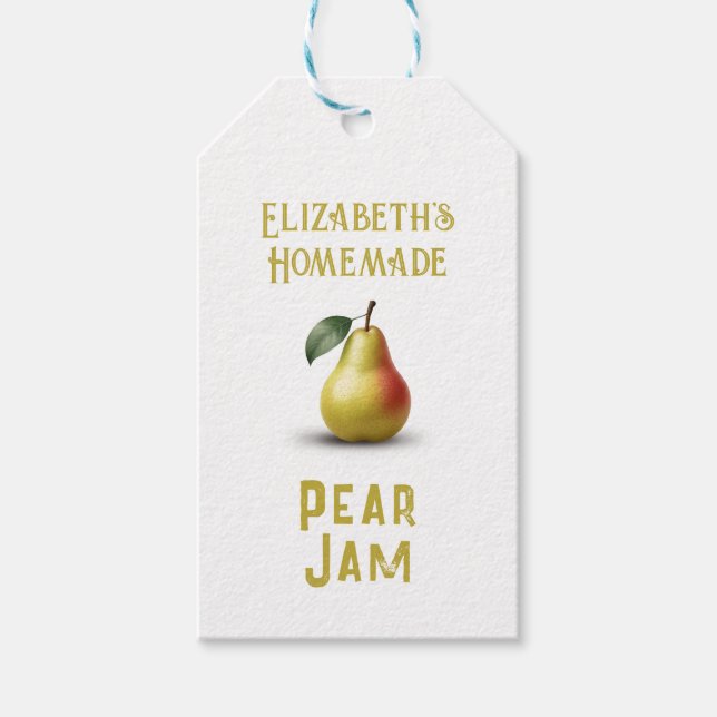 Pear Jam Geschenkanhänger (Vorderseite)