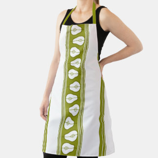 Pear Luxury Jacquard Stripes Schürze