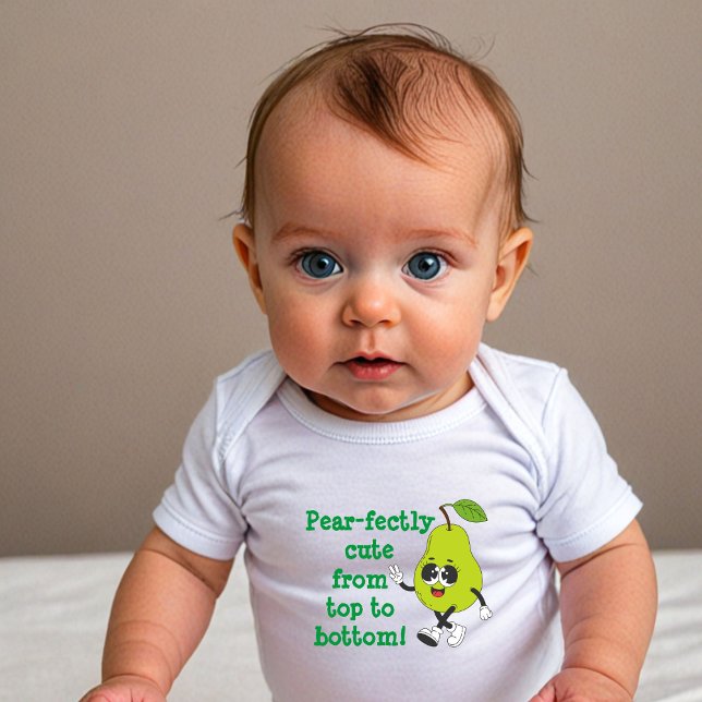 Pear-perfekt Niedlicher Baby Bodysuit Strampler (Von Creator hochgeladen)
