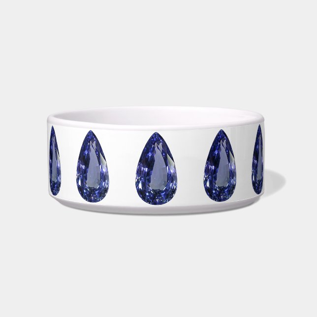 Pear shaped Sapphire Blue Napf (Vorderseite)