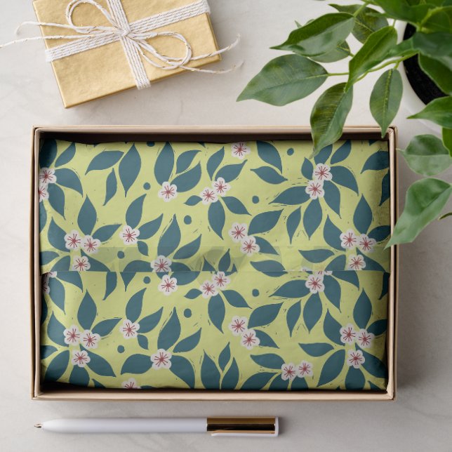 Pear Tree Holiday - Evergreen Tissue Paper Seidenpapier (Geschenk)