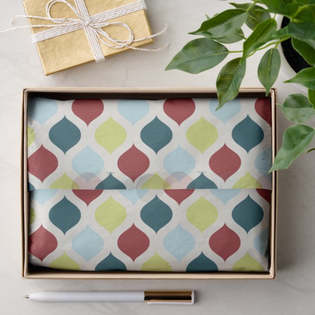 Pear Tree Holiday - Ogee Harlequin Seidenpapier (Geschenk)