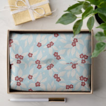 Pear Tree Holiday - Pear blossom - Cranberry Red
