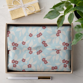 Pear Tree Holiday - Pear blossom - Cranberry Red Seidenpapier