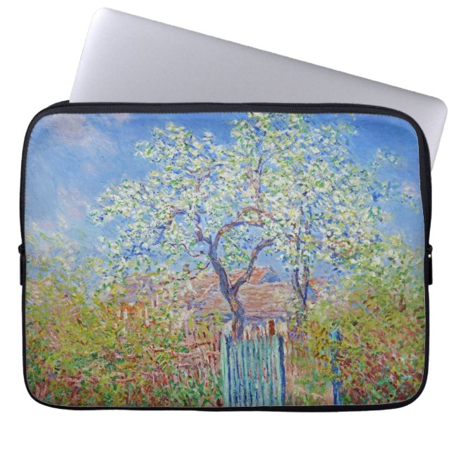 Pear Tree in Blume - Claude Monet Laptopschutzhülle (Vorderseite)