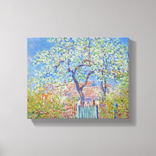 Pear Tree in Blume - Claude Monet Leinwanddruck