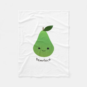 Pearfect Niedlich Kawaii Birne Fleecedecke