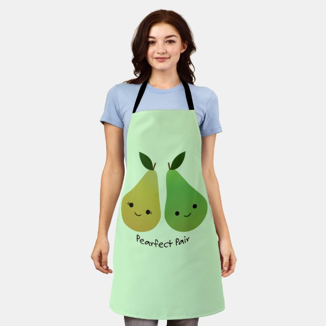 Pearfect Pear Kawaii Birnen Schürze (Getragen)