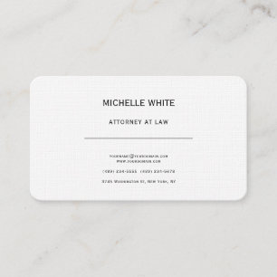 Pearl Attorney at Law Minimalistisch Beruflich Visitenkarte