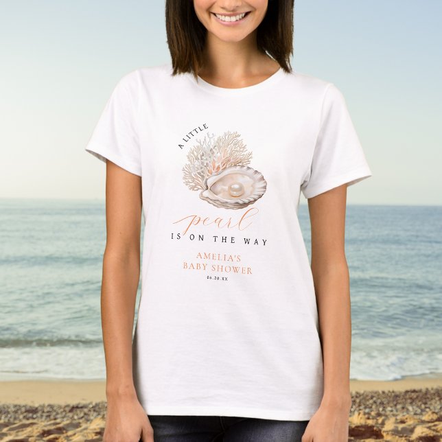 Pearl Baby Dusche an der Küste T-Shirt (Von Creator hochgeladen)
