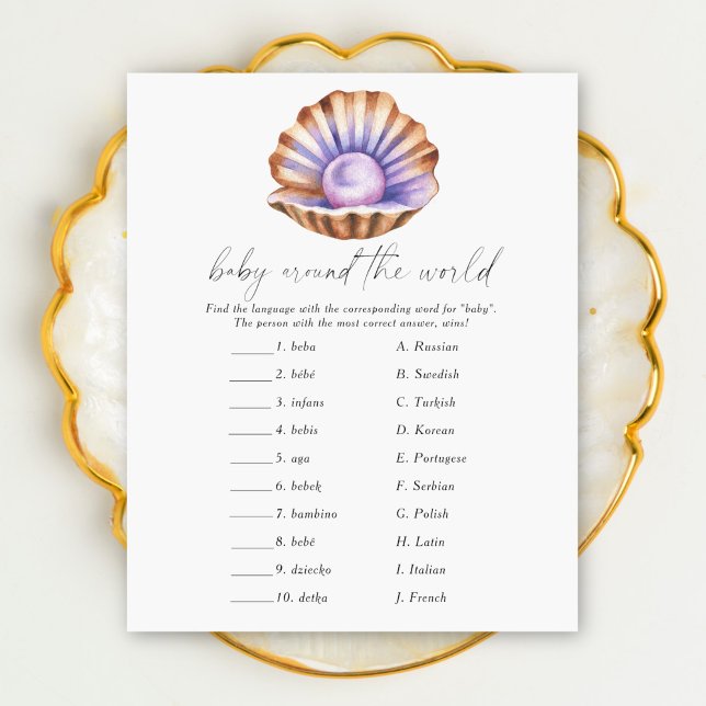 Pearl Baby Dusche - Baby auf der ganzen Welt (Von Creator hochgeladen)