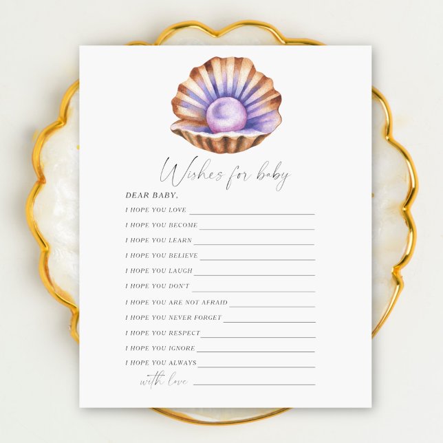 Pearl Baby Dusche Wünsche für Kinder (Von Creator hochgeladen)