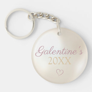 Pearl background Galentine's Acrylic Schlüsselanhä Schlüsselanhänger