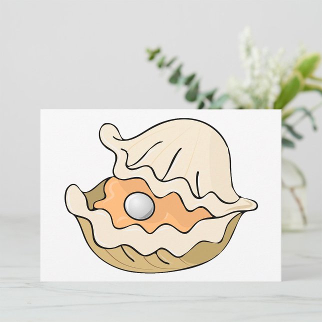 Pearl bei einer Austerneinladung Einladung (Von Creator hochgeladen)