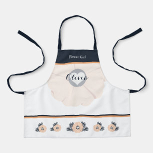 Pearl Black Watusi Tacao Flower Girl Wedding Schür Schürze