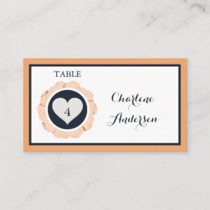 Pearl Black Watusi Tacao Mariage Table Carte Place
