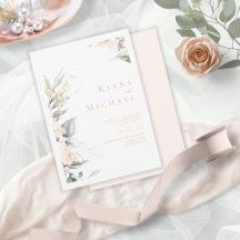 Pearl Blush Floral Wedding V1 ID989