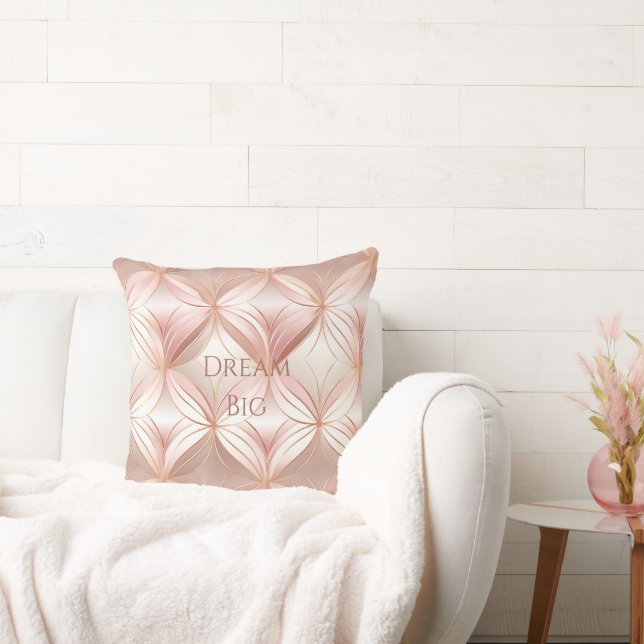Pearl Blush Pink Rose Gold Kissen (Liege)