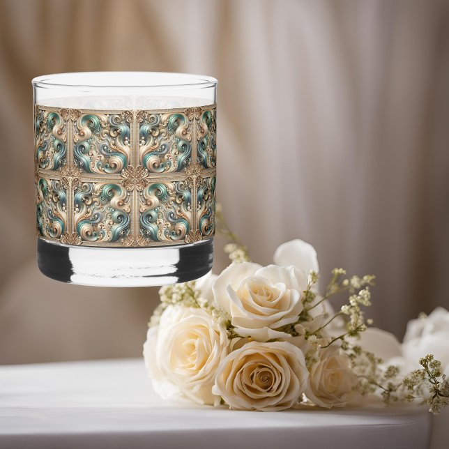 Pearl Coast Elegance Formal Printed Rocks Brille Whiskyglas (Von Creator hochgeladen)