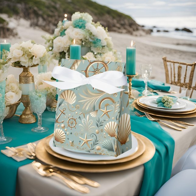 Pearl Coast Elegance Seafoam Nautical Gevor Box Geschenkschachtel (Von Creator hochgeladen)