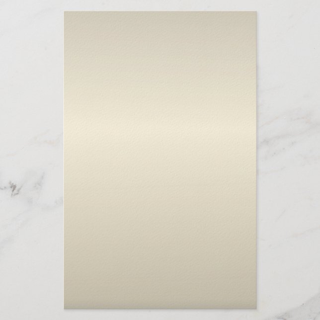 Pearl Cream Stationery Briefpapier (Vorderseite)