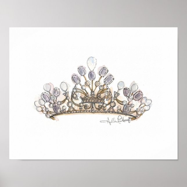 Pearl Crown von Heather French Henry Poster (Vorne)