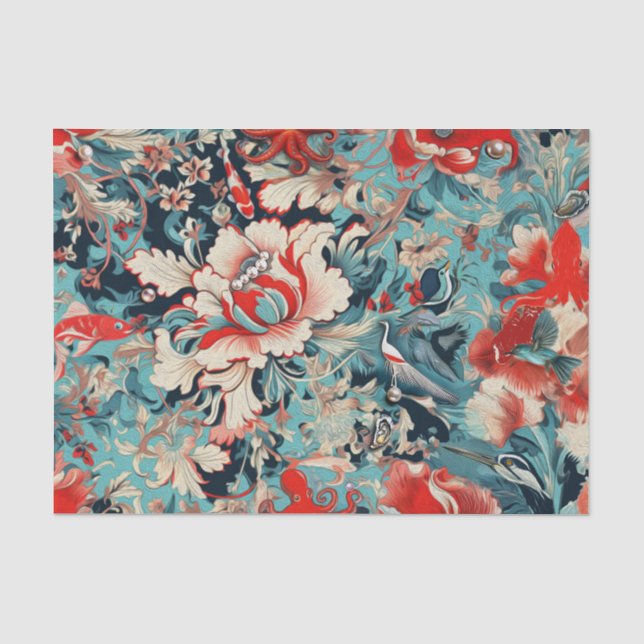 Pearl Decoupage Tissue Seidenpapier (Vorderseite)