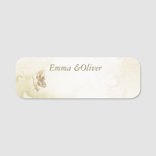 Pearl Droplets name tag Namensschild