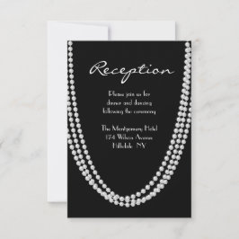 Pearl Empfang Card der 1920er Jahre Einladung