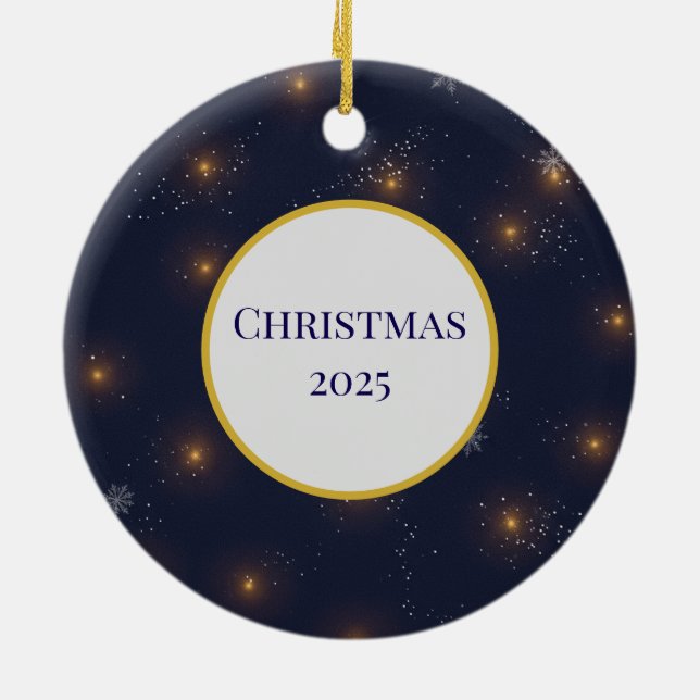 Pearl gelée ornement Noël 2025 (Dos)