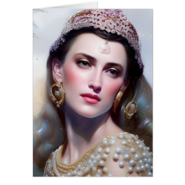 Pearl Goddess Jedes Anlasses Grußkarte (Vorne)