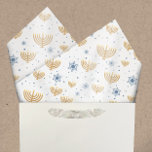 Pearl Gray Hanukkah Menorah Star von David Pattern Seidenpapier<br><div class="desc">Dieses Design verfügt über eine Aquarell goldenen Menorah und Star of David Muster Set auf einem perlengrauen / rauchweißen Hintergrund. Die Hintergrundfarbe kann buchstäblich in eine beliebige Farbe geändert werden! Wählen Sie einfach das Werkzeug nach Ihren Wünschen aus.</div>