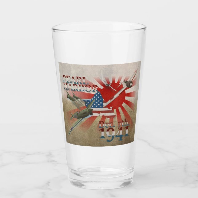 Pearl Habor 7. Dezember 1941 Glas (Vorderseite)
