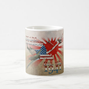 Pearl Habor 7. Dezember 1941 Magic Mug Verwandlungstasse