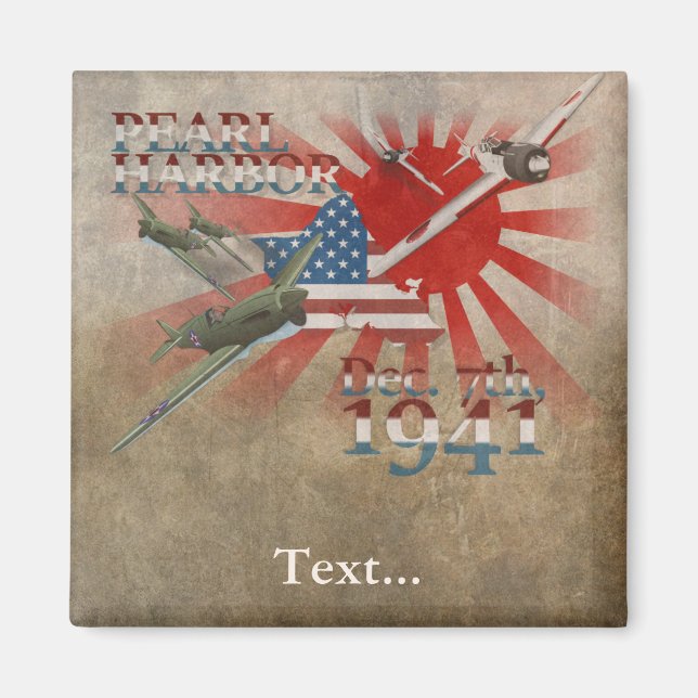 Pearl Habor 7. Dezember 1941 Magnet (Vorne)