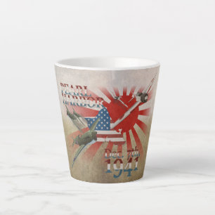 Pearl Harbor 7 décembre 1941 Mug Latte