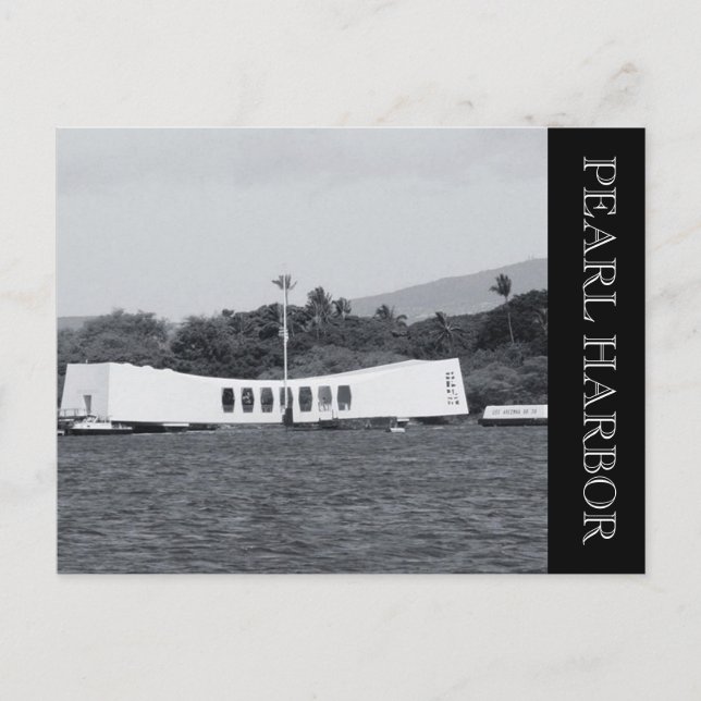 Pearl-Harbor-Gedenkstätte Postkarte (Vorderseite)