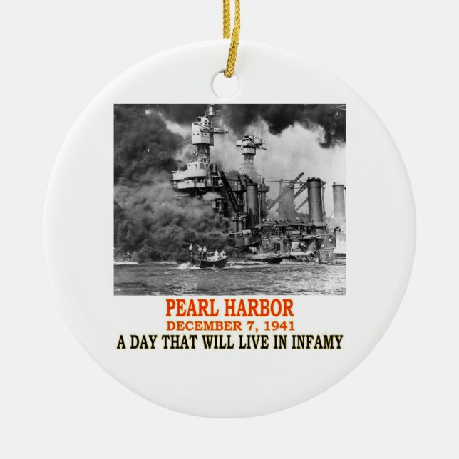 PEARL HARBOR KERAMIKORNAMENT (Vorne)